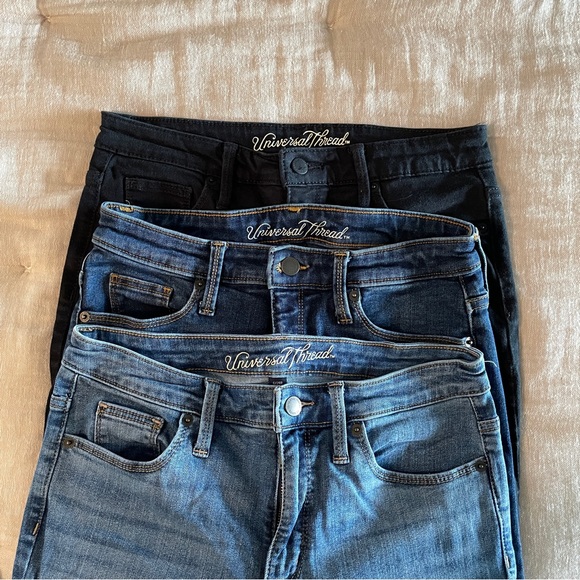 Universal Thread Denim - Bundle of 3 Universal Thread High Rise Skinny Jeans